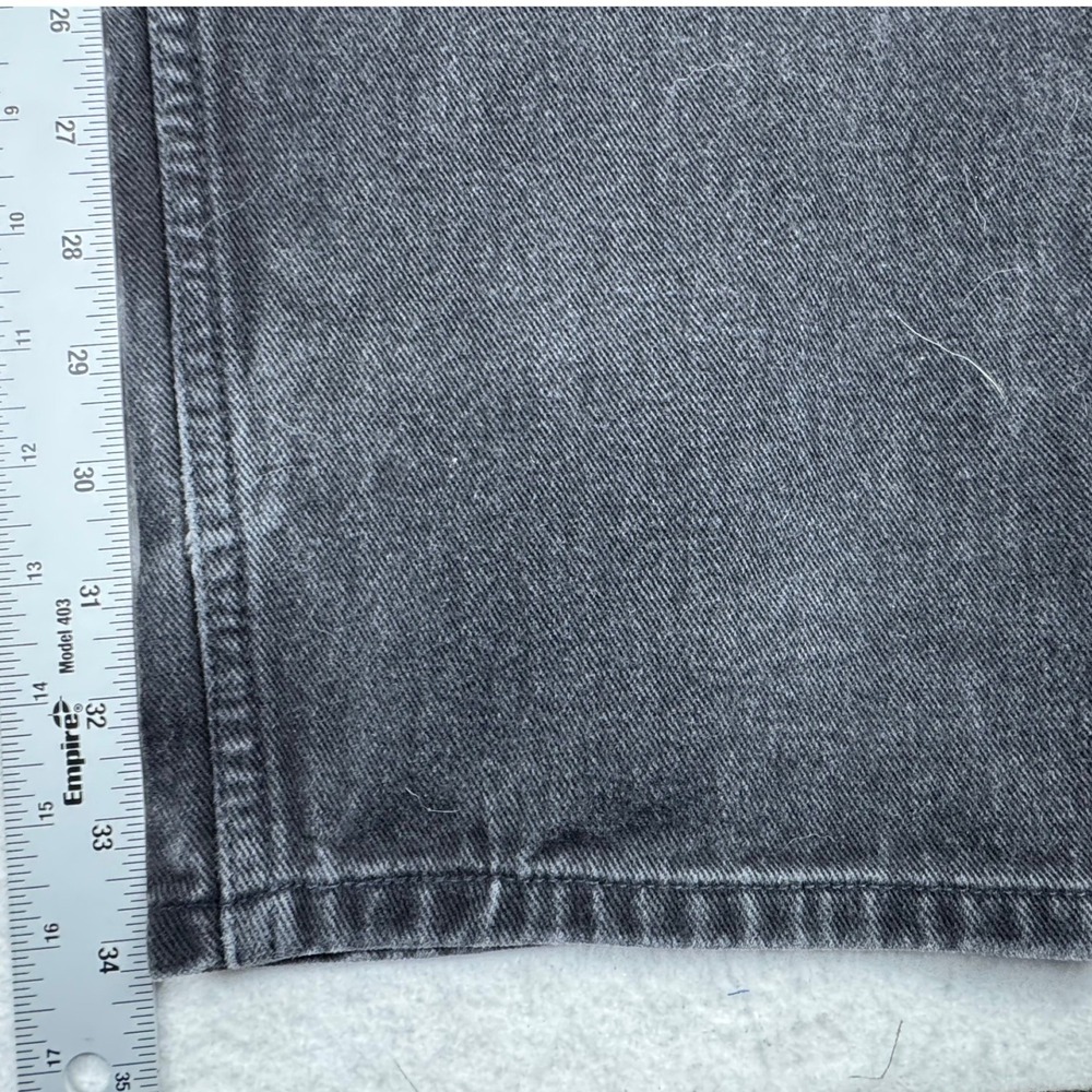 Vintage Levis 545 Loose Fit Jeans Black Mens 40x34 Brown Tab Denim Y2K - Picture 10 of 13